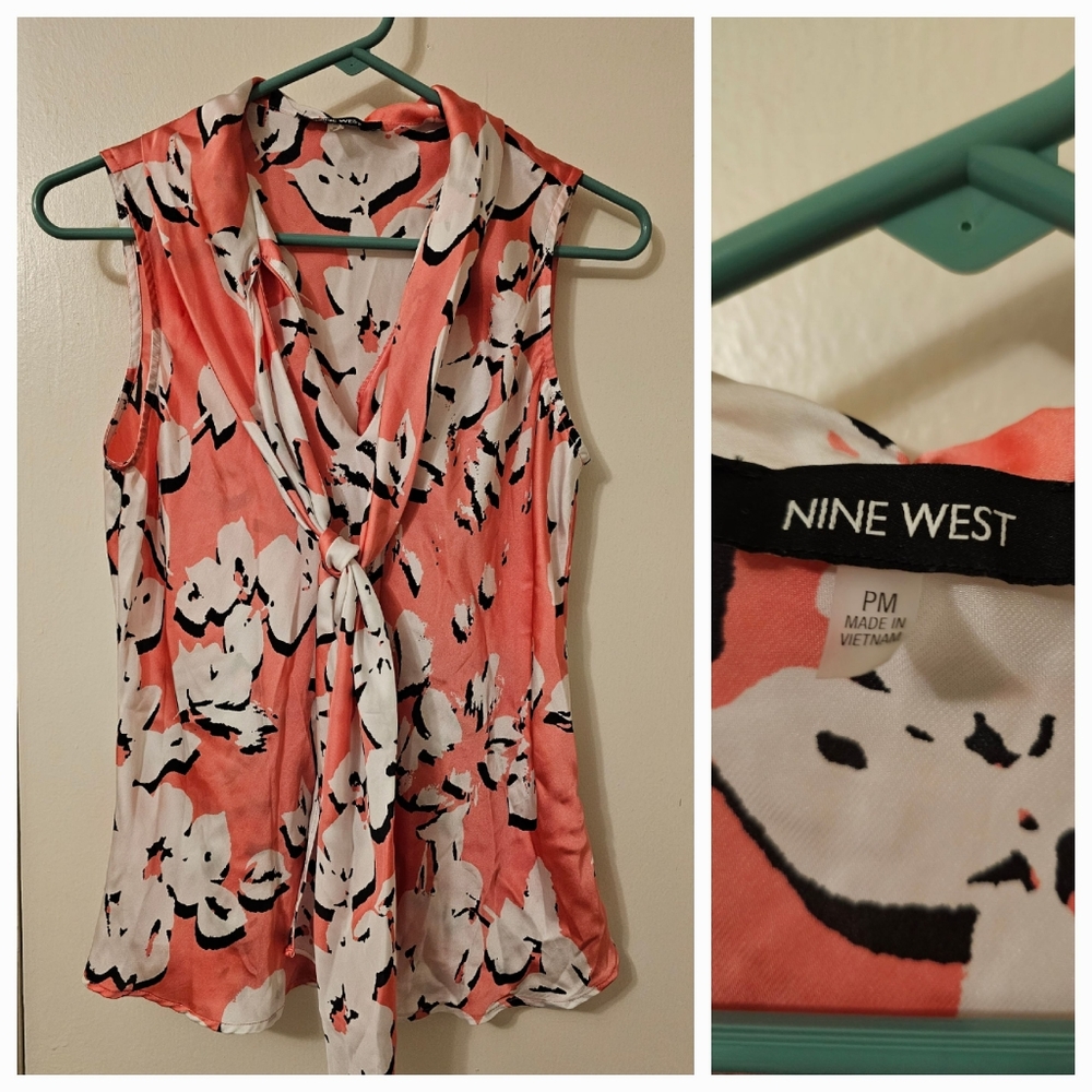 Please Bundle Nine West Pink White Floral